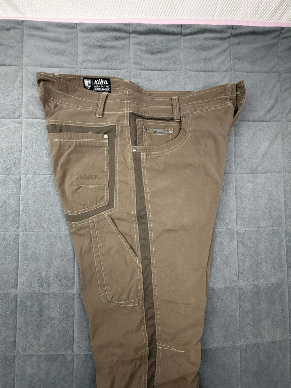 Kuhl Radikl Men's Hiking Pants Khaki 34x32 - Picture 4 of 8